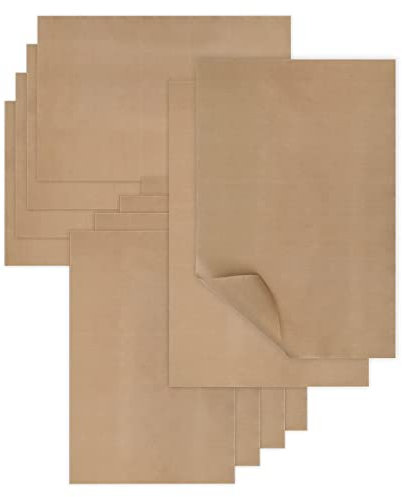Dauerbackfolie 10er Set je 40 x 60 cm Das Premium Backpapier extrem langlebig und extra Groß zum Grillen und spülmaschinenfest und Backen antihaftbeschichtet