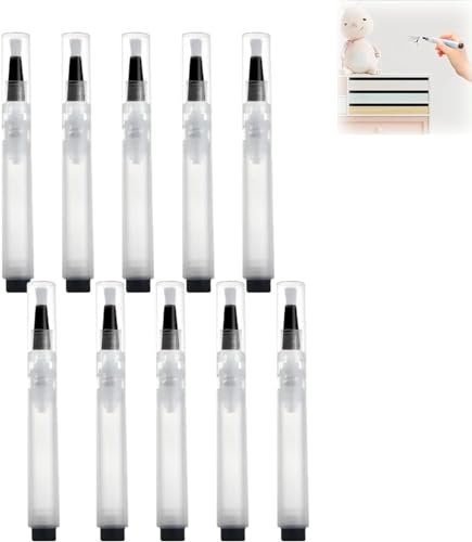 Touch up Paint Pen Brush, Paint Touch up Pens, Touch up Paint Pens for Walls, Paint Pens for Walls, Touch up Work,Home Improvement Paint Supplies (10 Pcs)