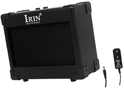 Luwecf E Gitarrenverstärker, Mini Bassverstärker, Professioneller Tragbarer Gitarrenverstärker, Übungsverstärker, Gitarrenlautsprecher für Unterwegs, Zuhause