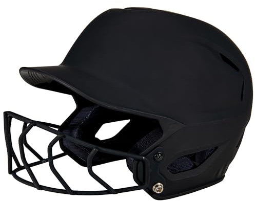 Champro HXE Fastpitch Softball Matte Batting Helmet, Large, Black