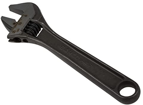 Bahco Schraubenschlüssel Rollgabelschlüssel, Metall Griff, Backenweite 11.5mm, / Länge 155 mm