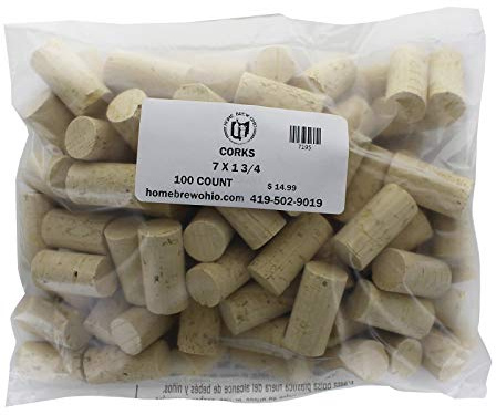 # 7 Straight corks 13/16 x 1 3/4.  Bag of 100