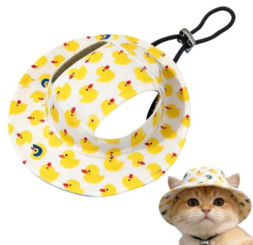 Sombrero para perro, transpirable, protección UV, suministros para mascotas, sombrero de playa para verano, gato, perro, para playa, de verano, caminar, camping, pesca, senderismo, viajes