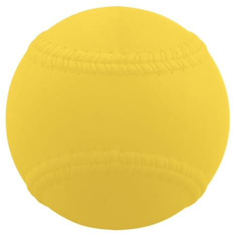 Champion Sports 12 Safety Pitching Machine Softballs - PU Sponge Construction - Hand-Eye Coordination, Hitting and Fielding Practice - Indoor/Outdoor Use - Pack of 12