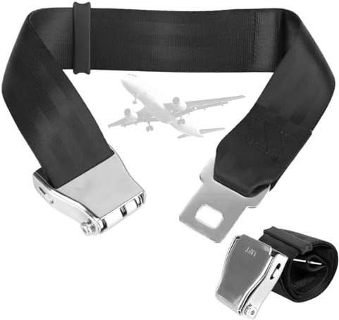 Rallonge de ceinture de sécurité pour avion 15,2 cm à 91,4 cm Extension universelle pour avions évite l'embarras de demander discrètement pour ceinture de sécurité d'avion (1 rallonge)