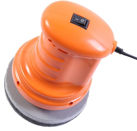 SIXRUN Lucidatrice per Auto, Mini Ceratrice per Auto 12V Lucidatura Ad Alta Efficienza Dettagli Macchina per la Rimozione dei Graffi Ceratrice per Auto Portatile Elettrica (Orange)
