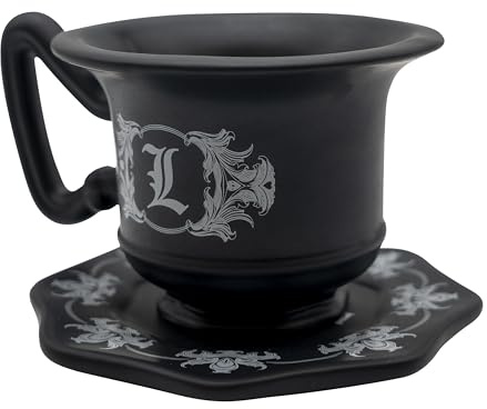 ABYstyle – DEATH NOTE Mug 3D avec Soucoupe “La Tasse de L” – Produit Officiel – Céramique Premium – Accessoire Collector Inspiré de l’Anime