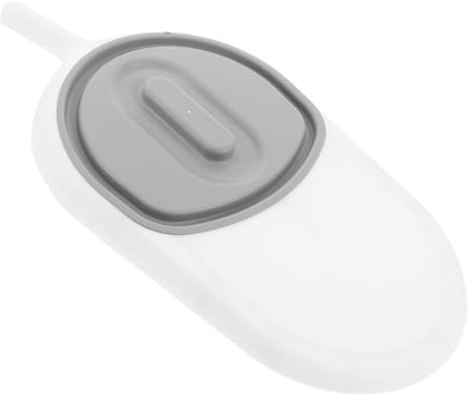 HIAKDOFT Bassin de Lit en Plastique avec Longue Poignée Incliné Anti-déversement Sanitaire pour Personnes Alitées et Âgées Soins au Lit Usage Hospitalier Quotidien