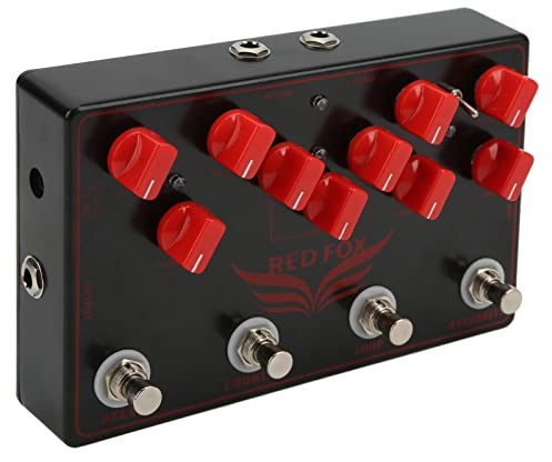 Sonew Synthesizer Guitar Pedal 4 i Delay Chorus Overdrive-effekter för Musiker