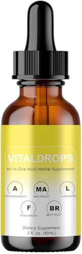 VitalDrops Ekologisk flytande örtblandning för hälsosam vikt 60 ml,1pcs