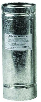 Selkirk Pellet Stove Pipe 3VP-60B - 3 Inch Pellet Stove Pipe, Durable Venting Component - 60 in.