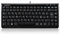 Perixx PERIBOARD-407 Small USB Keyboard Chiclet Type Ultra Thin and Portable Black Italian Layout