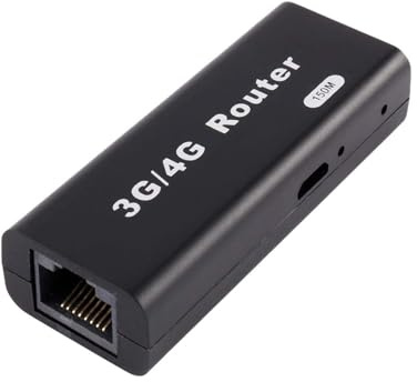 USB RJ45 3G 4G Modem Universal Portable Wireless Mini Router, 150Mbps Mini WIFI Router High Data Transfer Speed, Compatible with Andriod Linux, Plug and Play