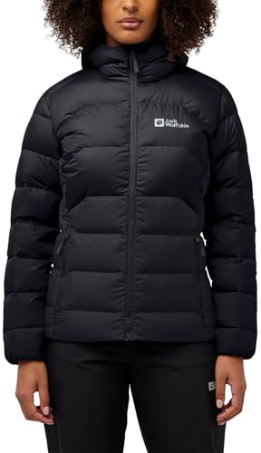 Jack Wolfskin Ather Down huvtröja W Doudoune, svart, XL