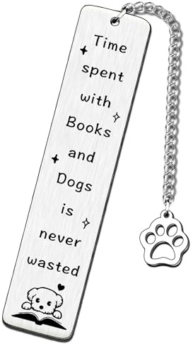 SDOFY Dog Bookmark for Women Men Cute Bookmarks for Book Lovers Dog Bookmarks Gifts for Dog Lovers Dog Dad Dog Mum Girls Boy