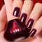 Pearl Red Nail Polish - Shimmer Glitter Nail Polish - Dark Brown Red Pearlescent Shimmer Nail Varnish - Air Dry Long Lasting Nail Art Smooth Texture Nail Polish Gifts for Women
