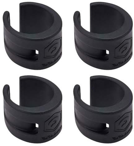 Protector de cadena – 4 protectores de marco de bicicleta, protector de cadena de bicicleta, protector de anillo de protección de goma, protector de cadena de bicicleta, accesorios de bicicleta para