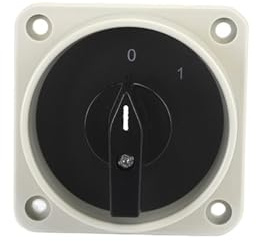 1 pz C180-2GS 500 V 25 A 2 poli 0-1 2 posizioni interruttore di commutazione a camme rotanti con controllo montato su pannello for elettricisti