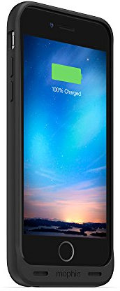 mophie 1840 mAh Juice Pack Reserve Battery Cover Case for iPhone 6/6S - Black