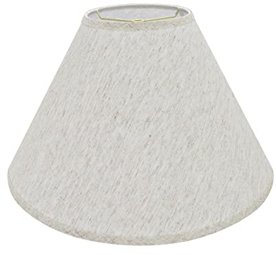 Aspen Creative 32772 Transitional Hardback Empire Shaped Spider Construction Lamp Shade in Flaxen, 18 wide (7 x 18 x 12 1/2)