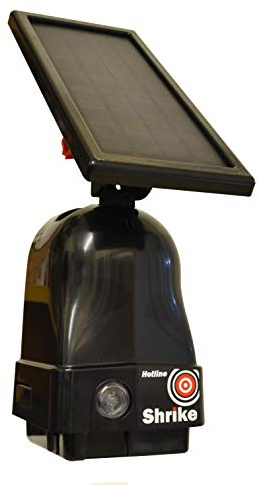 HOTLINE Electric Fencing Shrike 3v Battery ENERGISER with Solar Panel