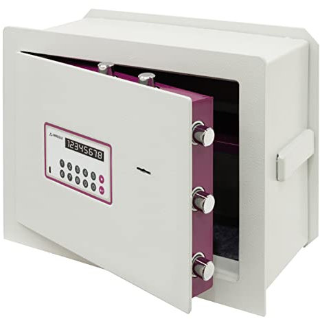 ARREGUI Forma Evolution 151050-IZQ Caja fuerte de empotrar a pared con cerradura de llave y codigo | Caja de doble Seguridad para casa y hogar | Fundo extensible |Apertura Izquierda|32 x 42 x 20/30 cm
