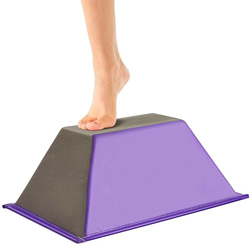 Poen Stunt Training Stand Cheerleading Balance Trainer Cheer Flyer Stand Balance and Flexibility Trainer for Flexibility Core Strength and Conditioning Promotes Kids Adults (Purple)