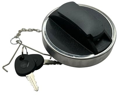 ALIGOPARTS 60mm Lockable Fuel Tank Cap with 2 Keys – Compatible with SCANIA 4, 5, 6 Series P & R Trucks – Heavy-Duty Diesel Tank Cover – Secure Anti-Theft Fuel Cap Replacement for Lorries