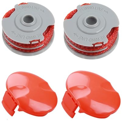 Cappucci di copertura per bobina per decespugliatore, compatibili con Flymo FLY021, filo per decespugliatore compatibile con Flymo Contour XT/Multi Trim/Power Trim/Mini Trim