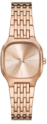 Skagen Damen Analog Quarz Uhr mit Edelstahl Armband SKW3166