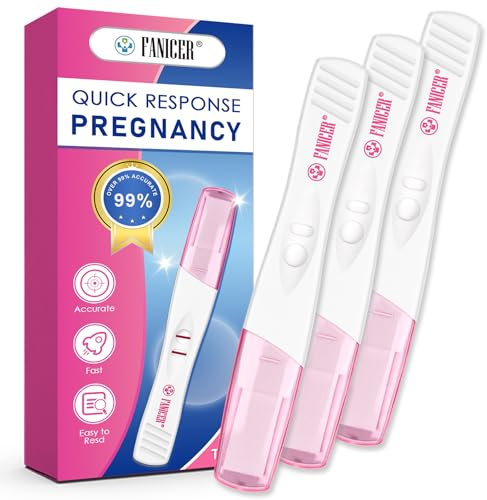 3 PCS Test di gravidanza,Test Gravidanza,Confezionati Singolarmente Test Gravidanza Precoce,Test di Gravidanza Precoce Altamente Sensibile,Pregnancy Test, Test Rapido Di 5 Minuti