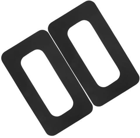 CIYODO 2 Pièces Patch de Réparation pour Boîte Aileron de Planche de Surf PVC Accessoire de Remplacement pour Queue de Dérive Sup Paddle Board Lot de Noir