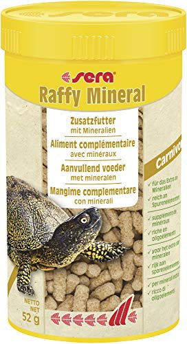 sera Raffy Mineral 250 ml (52 g) - Schließt Versorgungslücken zuverlässig, Wasserschildkröten Futter