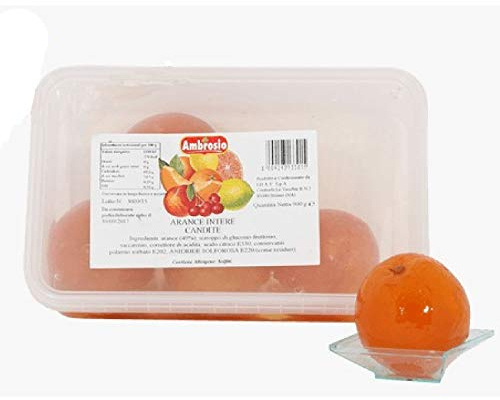 Arance candite Ambrosio 900 Grammi
