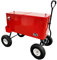 AXI Retro Getränkekühler Rot | Bollerwagen/Kühlwagen/Kühler mit Rollen - 76 Liter | Fahrbare Kühlbox für den Garten/Outdoor
