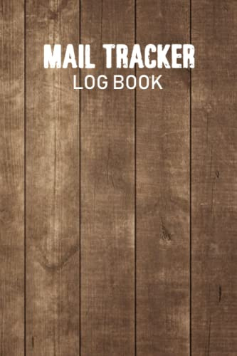 Mail Tracker Log Book: Daily Mail Tracker Logbook Incoming & Outgoing Mails for men and women