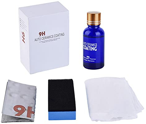 Recubrimiento cerámico 9H Recubrimiento cerámico Alto Brillo para automóviles Esmalte para automóviles antirrayas Pintura para el Cuidado Exterior Sellador Dureza 9h 30 l