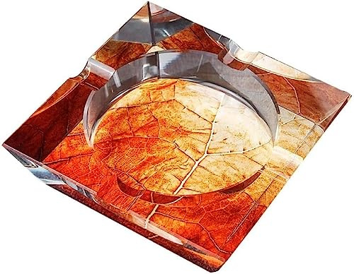 LXINMFEWY Mesa Cenicero De Cristal Pesado De Cristal, Contenedor De Forma Redonda, Cenicero De Cristal para Decoración Interior Y Exterior Interiores Exteriores
