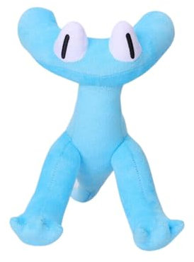 Rainbow Friends Peluche. Amici Arcobaleno Peluche. Bambola Morbida Rainbow Friends da Regalare a Ragazzi e Ragazze. Cyan.