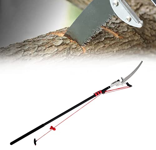 Telescopic Pole Saw 18FT/24FT, Extendable Telescopic Landscaping Pole Saw for Pruning and Trimming Branches-24FT