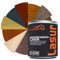 Holzlasur 2in1 Holzschutzlasur Dauerschutzlasur Dickschichtlasur - Mahagoni 750ml