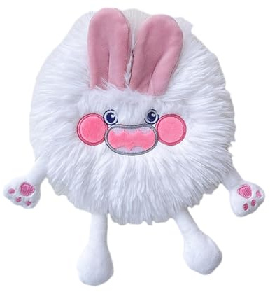 Bolsa de agua caliente esponjosa, bolsa de agua caliente de peluche, Calentador de manos de doble capa, bolsa de calentador de manos linda de 350 ml para calambres menstruales, cuello y hombros