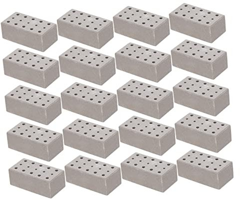 Vaguelly 20pcs Miniature Brick Models Simulation Bricks for Landscapes Gardens and Table Scenes Creative Building Accessories for Imaginative Play