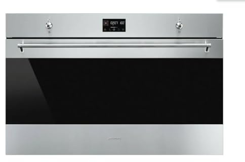 Smeg SF9302TX Forno Elettrico Multifunzione, 90 Cm, 115L, Termoventilato, Vapor Clean, Colore Inox Satinato, Antimpronta, Classe Energetica A+