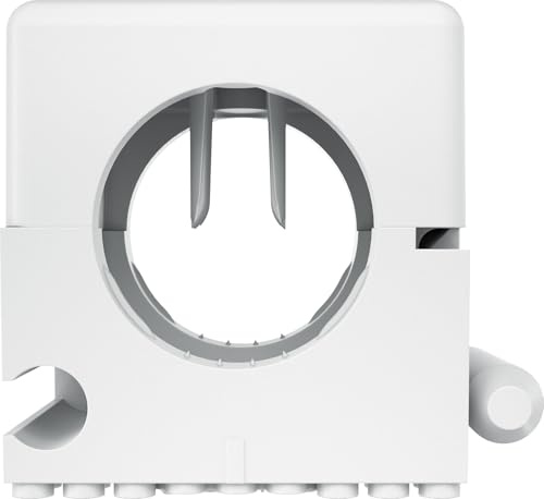 Fischer Fissatubo a sella SCH Chiuso in Nylon, Ideale per Cavi e Tubi di Diverso Diametro, Range di serraggio 12-16,50 Pezzi per Confezione, 501213