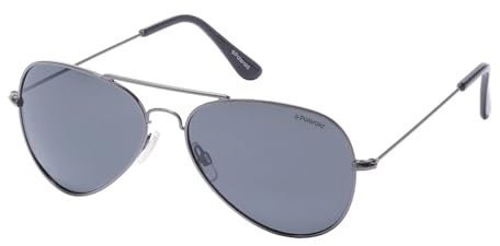 Polaroid Men's 04213 Sunglasses, Gun Metal, 58