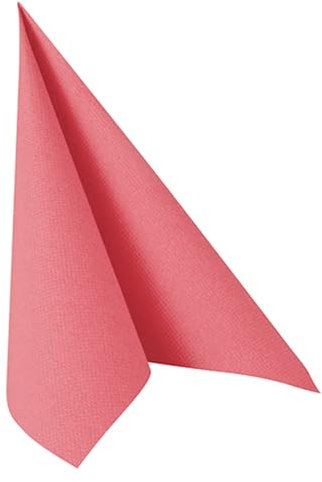4 x 20 St Servietten ROYAL Collection 1/4-Falz 40 cm x 40 cm rosa