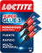 Loctite Super Glue-3 Original Mini Trio, pegamento universal con triple resistencia, adhesivo transparente, pegamento instantáneo y fuerza instantánea, 3x1 g
