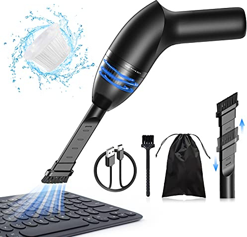 Mini aspirateur à Clavier 4,3 kPa : aspirateur d'ordinateur Portable sans Fil pour Voiture, Ordinateur Portable, Machine à Coudre, Clavier Portable, aspirateur USB, Nettoyeur de poussière