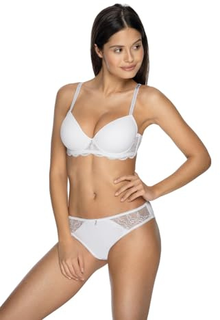 VIANIA! - Soutien-Gorge à Coque avec Armatures Ava 224481 - Femme - Blanc - 105C